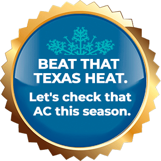 Beat That Texas Heat. Let's check that AC this season.